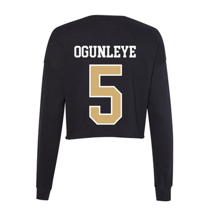 Vanderbilt - NCAA Women's Volleyball : Rachel Ogunleye - Women's Cropped Crew Fleece-1