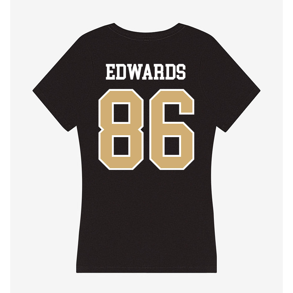 Vanderbilt - NCAA Football : Witt Edwards - Women's V-Neck T-Shirt-1