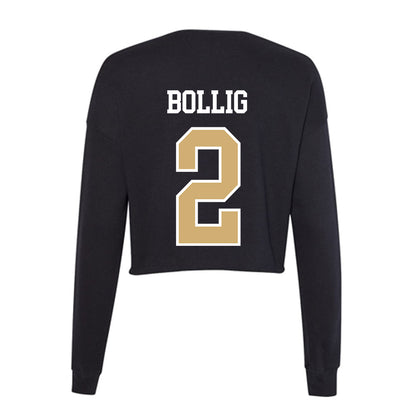 Vanderbilt - NCAA Women's Soccer : Ally Bollig - Women's Cropped Crew Fleece-1