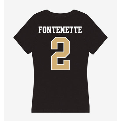Vanderbilt - NCAA Football : Randon Fontenette - Women's V-Neck T-Shirt-1