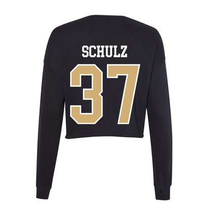 Vanderbilt - NCAA Baseball : Jakob Schulz - Women's Cropped Crew Fleece-1