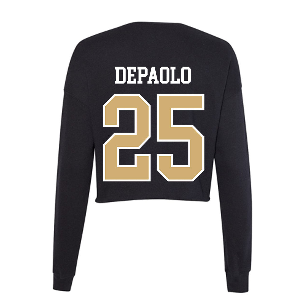 Vanderbilt - NCAA Baseball : AJ DePaolo - Women's Cropped Crew Fleece-1