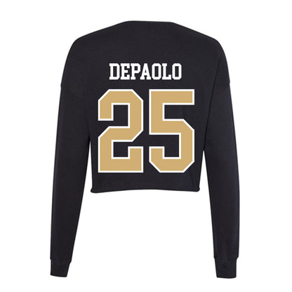 Vanderbilt - NCAA Baseball : AJ DePaolo - Women's Cropped Crew Fleece-1