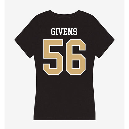 Vanderbilt - NCAA Football : Gunner Givens - Women's V-Neck T-Shirt-1