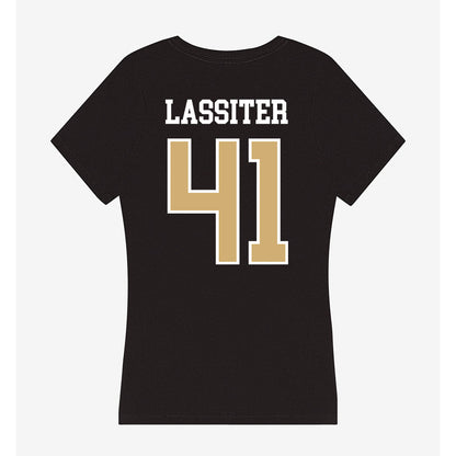 Vanderbilt - NCAA Football : Jamezell Lassiter - Women's V-Neck T-Shirt-1
