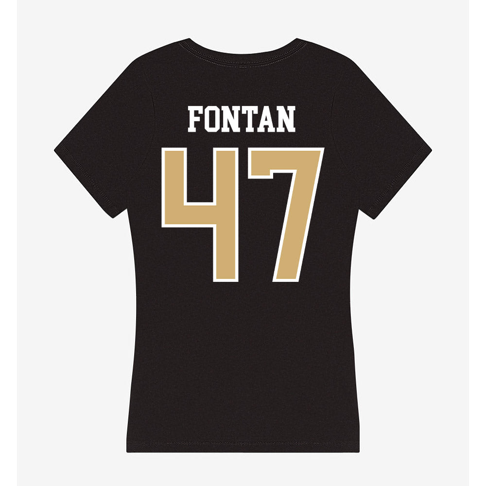 Vanderbilt - NCAA Football : Isaiah Fontan - Women's V-Neck T-Shirt-1