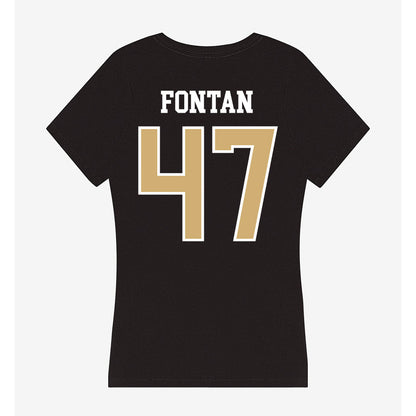 Vanderbilt - NCAA Football : Isaiah Fontan - Women's V-Neck T-Shirt-1