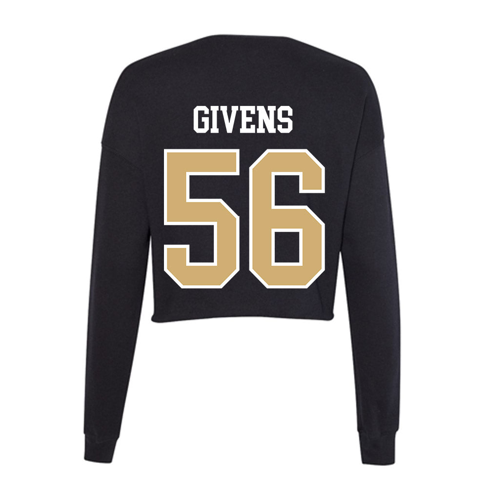 Vanderbilt - NCAA Football : Gunner Givens - Women's Cropped Crew Fleece-1