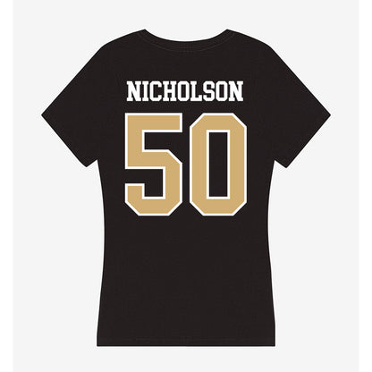 Vanderbilt - NCAA Men's Basketball : Mason Nicholson - Women's V-Neck T-Shirt-1