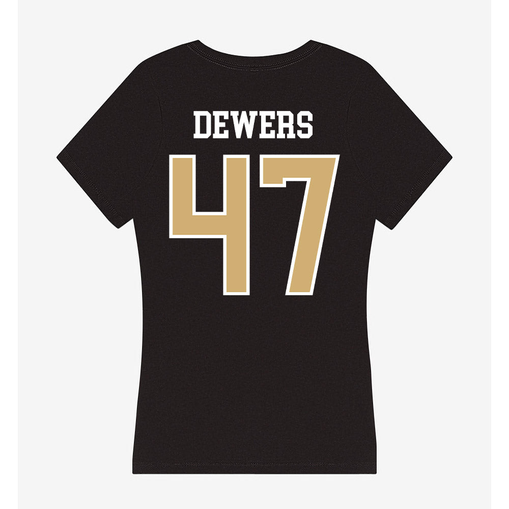 Vanderbilt - NCAA Football : Justin Dewers - Women's V-Neck T-Shirt-1