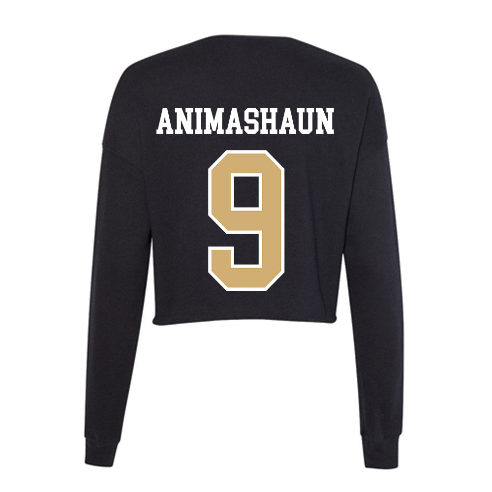 Vanderbilt - NCAA Women's Volleyball : Reese Animashaun - Women's Cropped Crew Fleece-1