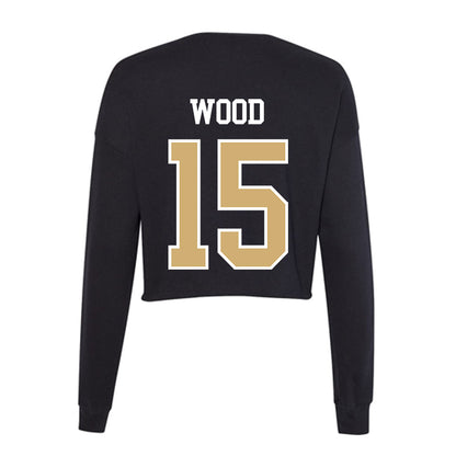 Vanderbilt - NCAA Football : Zaylin Wood - Women's Cropped Crew Fleece-1