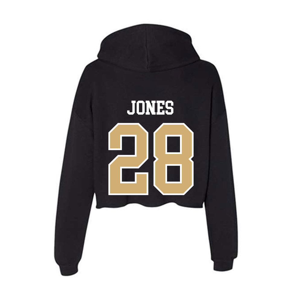 Vanderbilt - NCAA Football : Thomas Jones - Women's Crop Fleece Hoodie-1