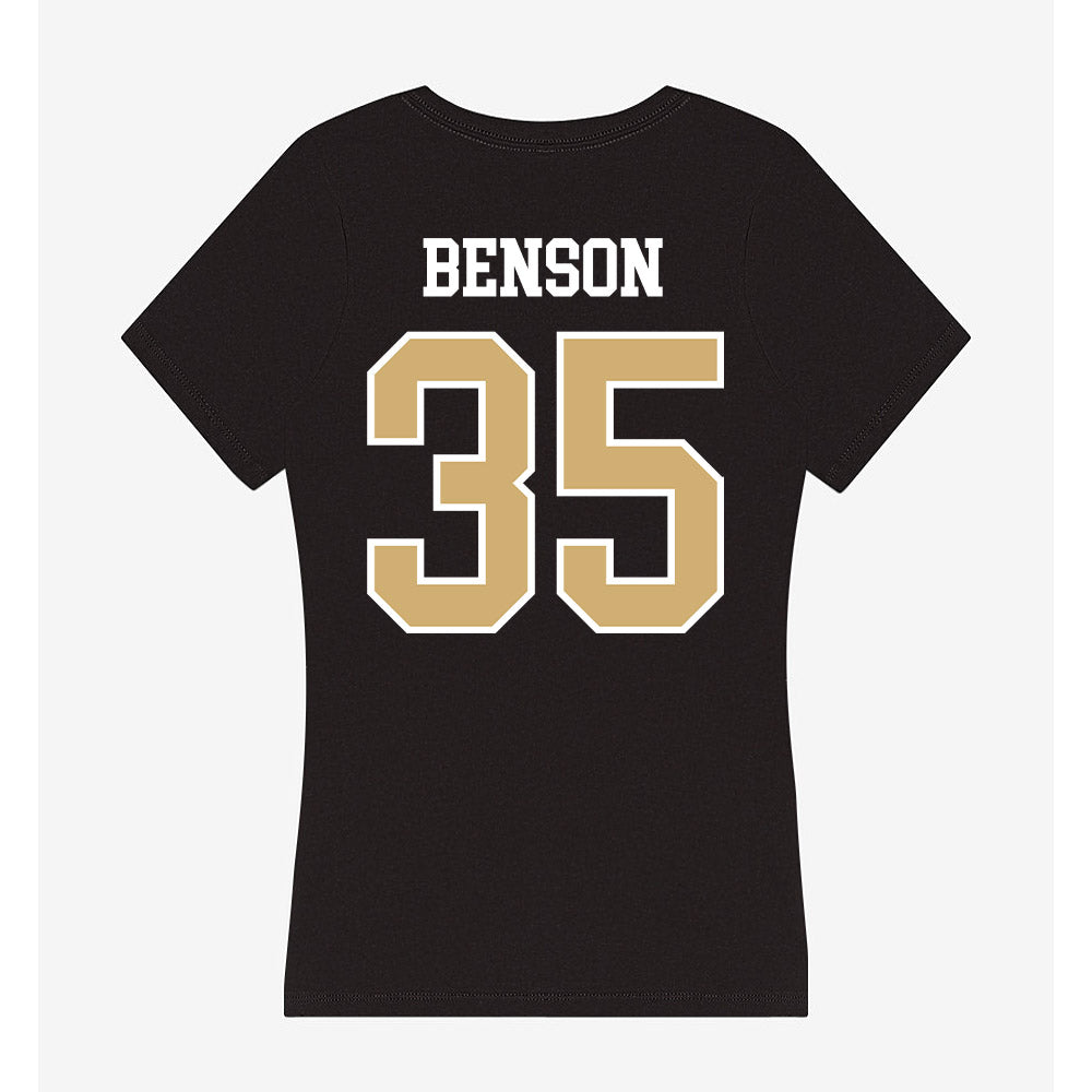 Vanderbilt - NCAA Football : Deago Benson - Women's V-Neck T-Shirt-1