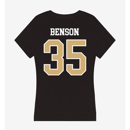 Vanderbilt - NCAA Football : Deago Benson - Women's V-Neck T-Shirt-1