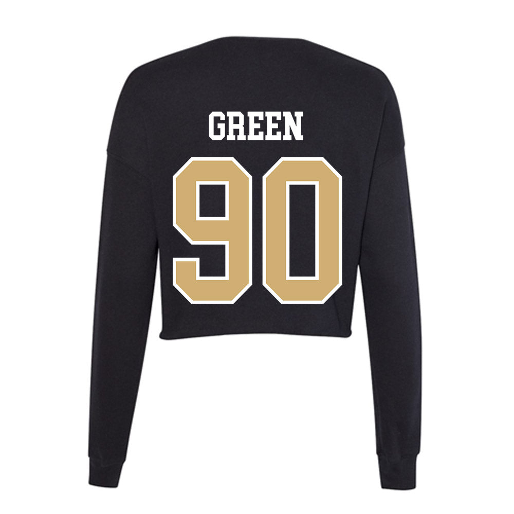 Vanderbilt - NCAA Baseball : Miller Green - Women's Cropped Crew Fleece-1