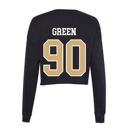 Vanderbilt - NCAA Baseball : Miller Green - Women's Cropped Crew Fleece-1