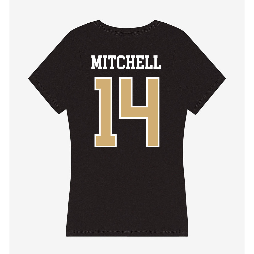 Vanderbilt - NCAA Women's Basketball : Aiyana Mitchell - Women's V-Neck T-Shirt-1