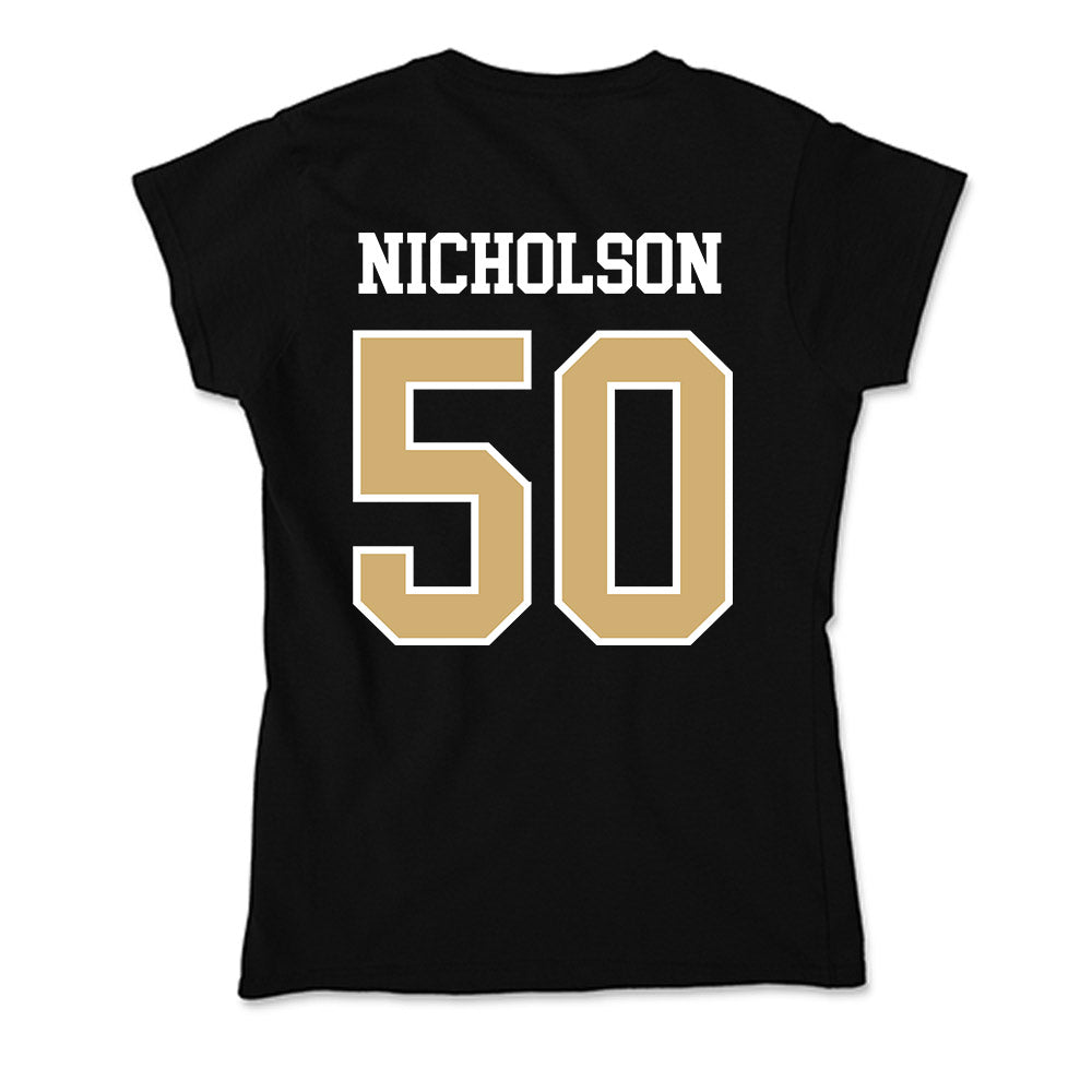 Vanderbilt - NCAA Men's Basketball : Mason Nicholson - Soft Style Women’s T-Shirt-1