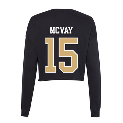 Vanderbilt - NCAA Football : Joseph Mcvay - Women's Cropped Crew Fleece-1