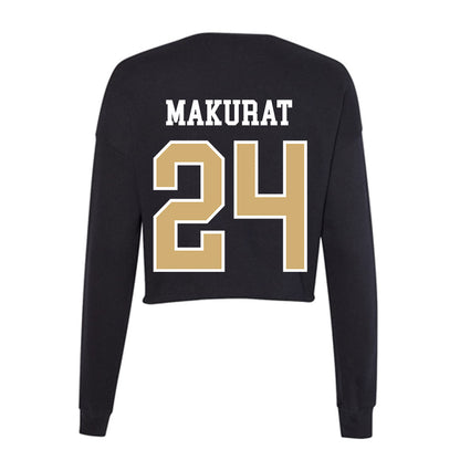 Vanderbilt - NCAA Women's Basketball : Agata Makurat - Women's Cropped Crew Fleece-1