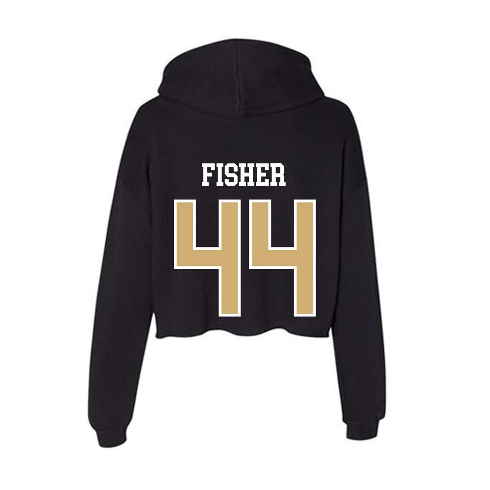 Vanderbilt - NCAA Football : Gabe Fisher - Women's Crop Fleece Hoodie-1