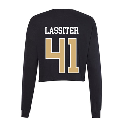 Vanderbilt - NCAA Football : Jamezell Lassiter - Women's Cropped Crew Fleece-1