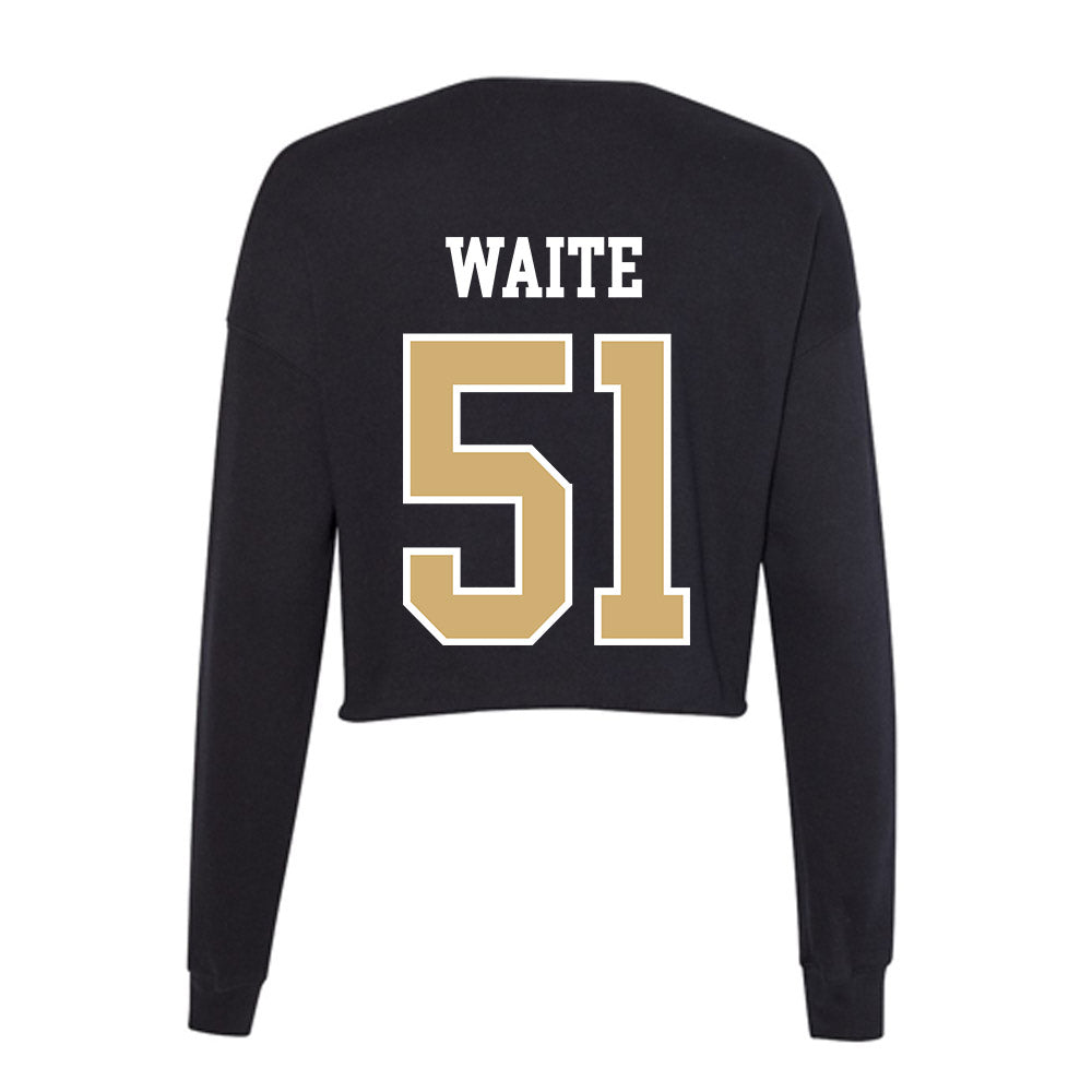 Vanderbilt - NCAA Baseball : Ryker Waite - Women's Cropped Crew Fleece-1