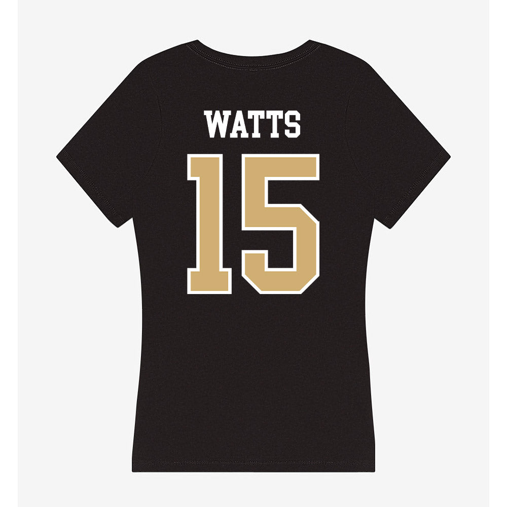 Vanderbilt - NCAA Women's Soccer : Sydney Watts - Women's V-Neck T-Shirt-1