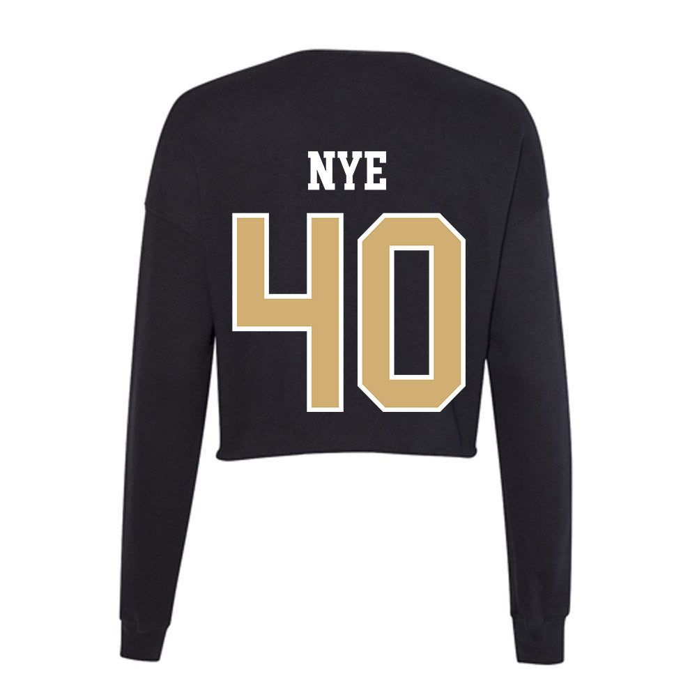 Vanderbilt - NCAA Baseball : Austin Nye - Women's Cropped Crew Fleece-1