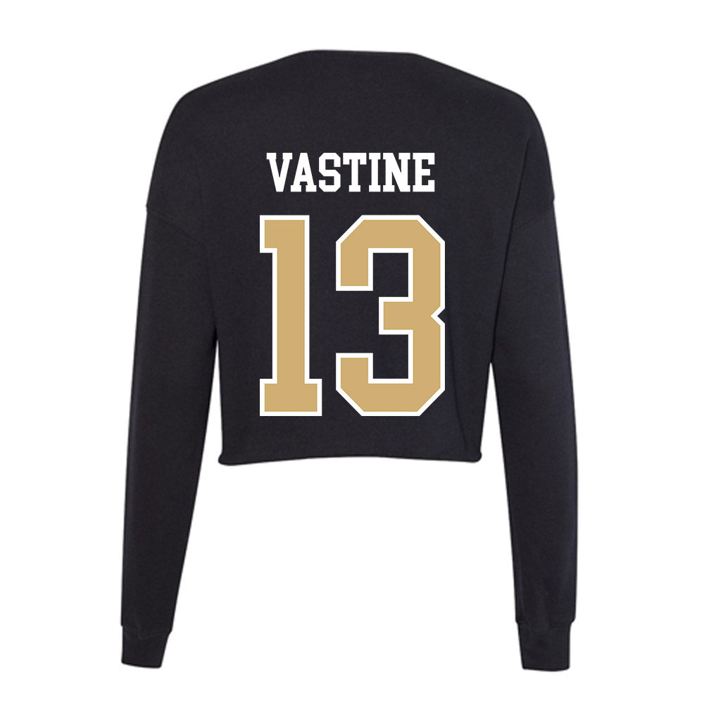 Vanderbilt - NCAA Baseball : Jonathan Vastine - Women's Cropped Crew Fleece-1