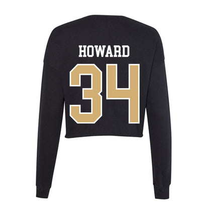 Vanderbilt - NCAA Football : Austin Howard - Women's Cropped Crew Fleece-1