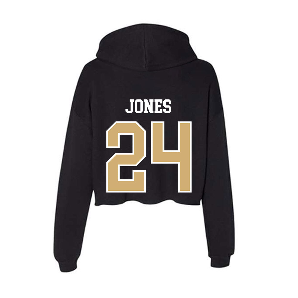 Vanderbilt - NCAA Women's Soccer : Courtney Jones - Women's Crop Fleece Hoodie-1