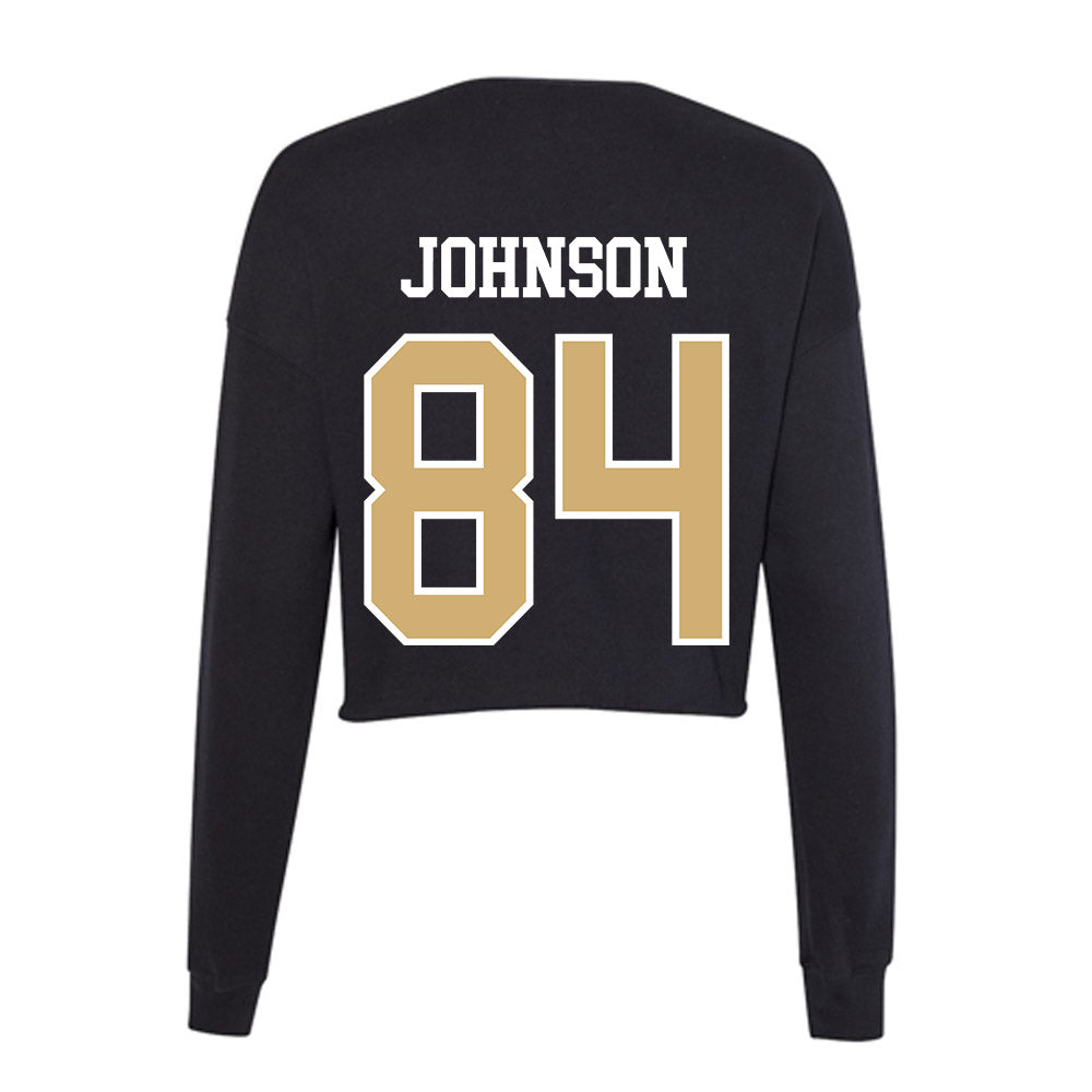 Vanderbilt - NCAA Football : Kam Johnson - Women's Cropped Crew Fleece-1
