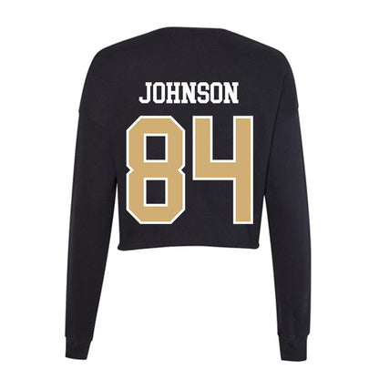 Vanderbilt - NCAA Football : Kam Johnson - Women's Cropped Crew Fleece-1