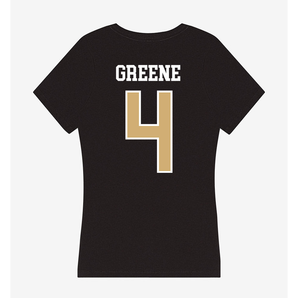 Vanderbilt - NCAA Women's Basketball : Madison Greene - Women's V-Neck T-Shirt-1