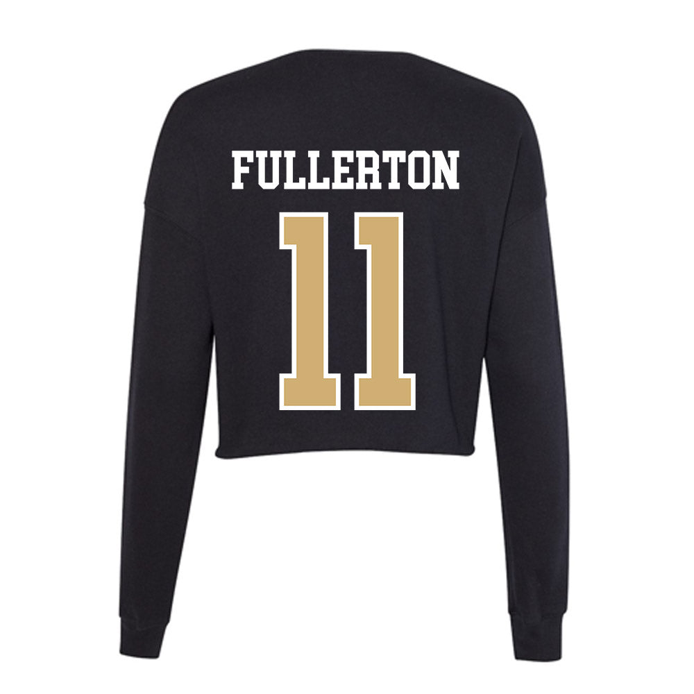 Vanderbilt - NCAA Women's Soccer : Melania Fullerton - Women's Cropped Crew Fleece-1