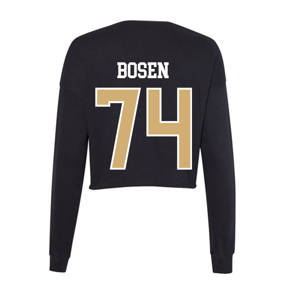 Vanderbilt - NCAA Football : Cameron Bosen - Women's Cropped Crew Fleece-1