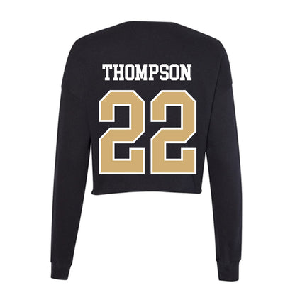 Vanderbilt - NCAA Baseball : JD Thompson - Women's Cropped Crew Fleece-1