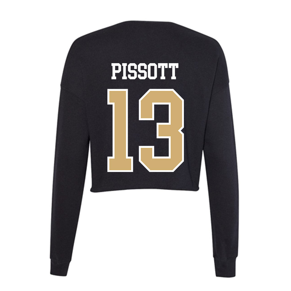 Vanderbilt - NCAA Women's Basketball : Justine Pissott - Women's Cropped Crew Fleece-1