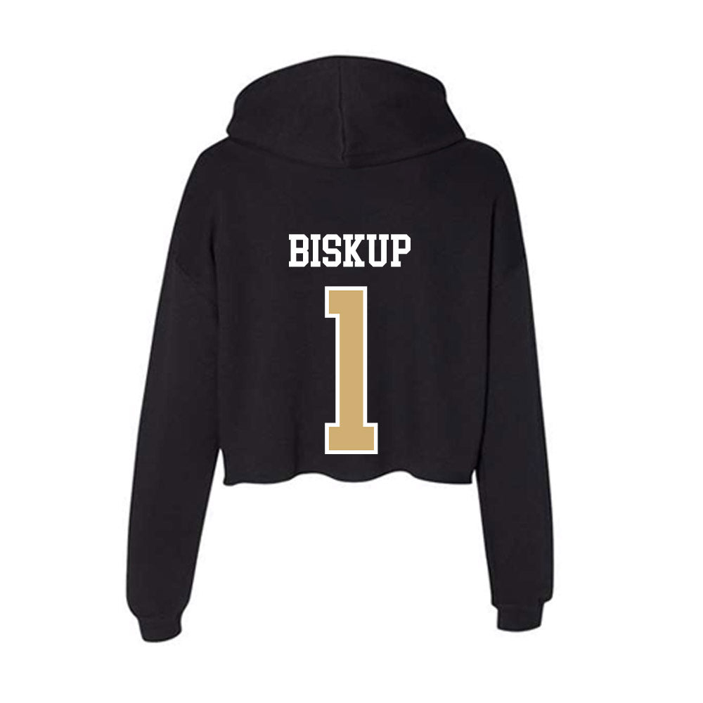 Vanderbilt - NCAA Women's Lacrosse : Jaime Biskup - Women's Crop Fleece Hoodie-1