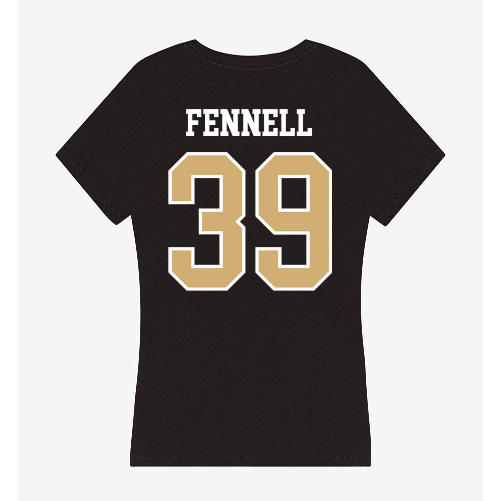 Vanderbilt - NCAA Baseball : Connor Fennell - Women's V-Neck T-Shirt-1