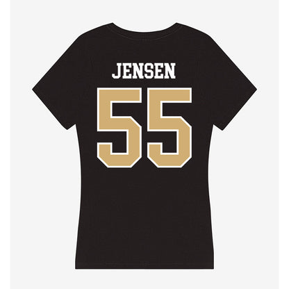 Vanderbilt - NCAA Baseball : Max Jensen - Women's V-Neck T-Shirt-1