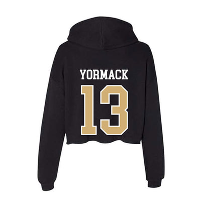 Vanderbilt - NCAA Baseball : Derek Yormack - Women's Crop Fleece Hoodie-1