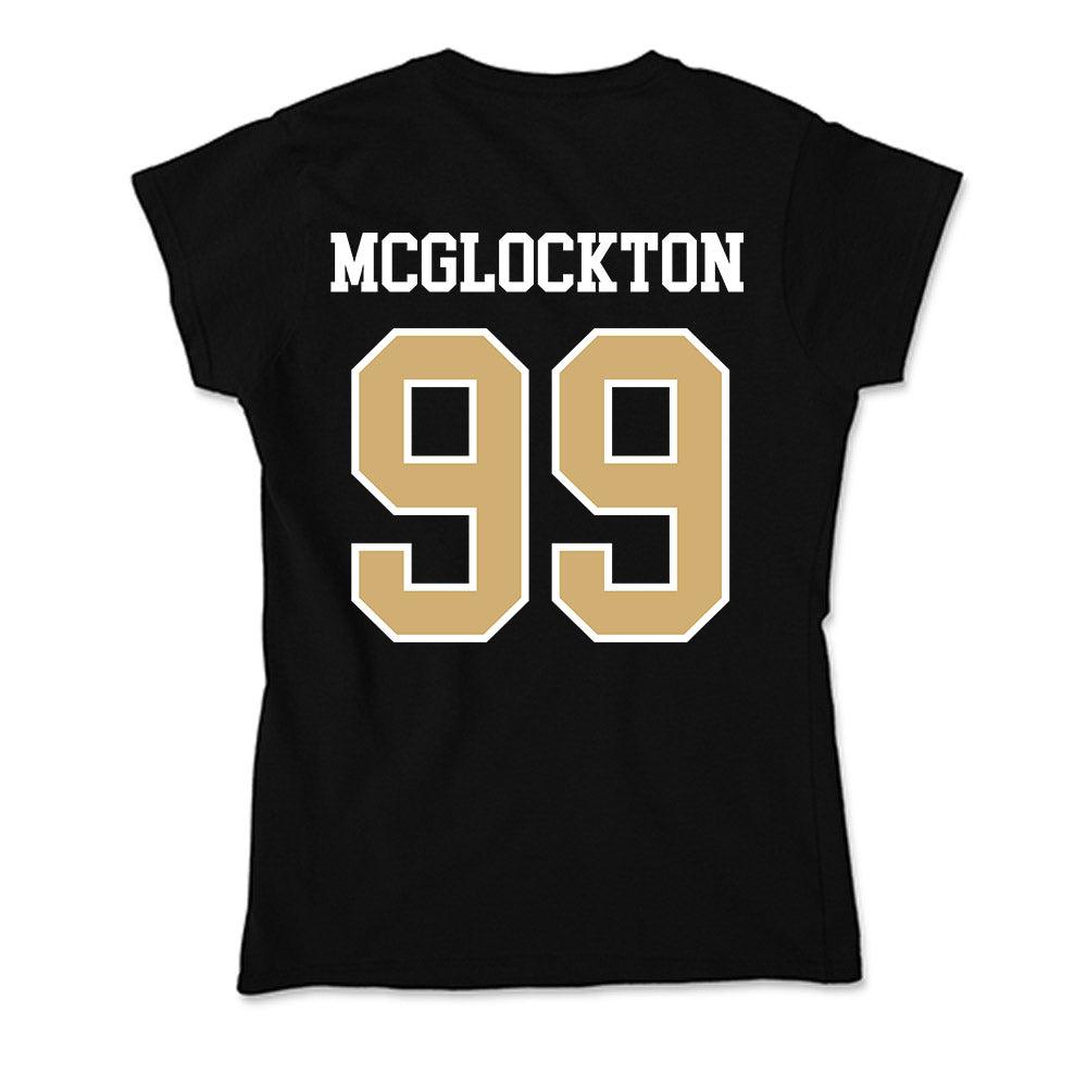 Vanderbilt - NCAA Men's Basketball : Devin Mcglockton - Soft Style Women’s T-Shirt-1