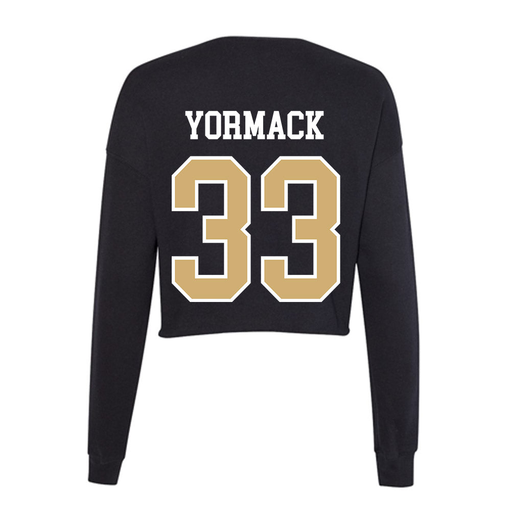 Vanderbilt - NCAA Baseball : Ryan Yormack - Women's Cropped Crew Fleece-1