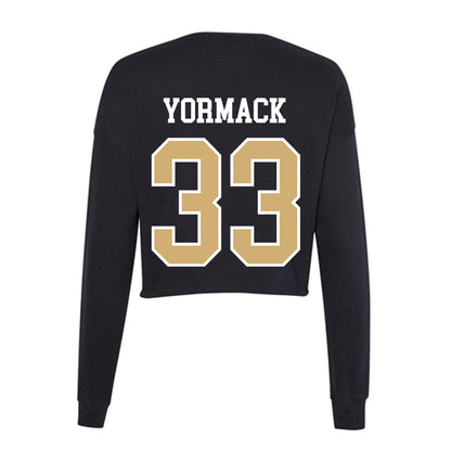 Vanderbilt - NCAA Baseball : Ryan Yormack - Women's Cropped Crew Fleece-1