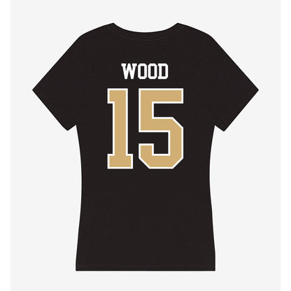 Vanderbilt - NCAA Football : Zaylin Wood - Women's V-Neck T-Shirt-1