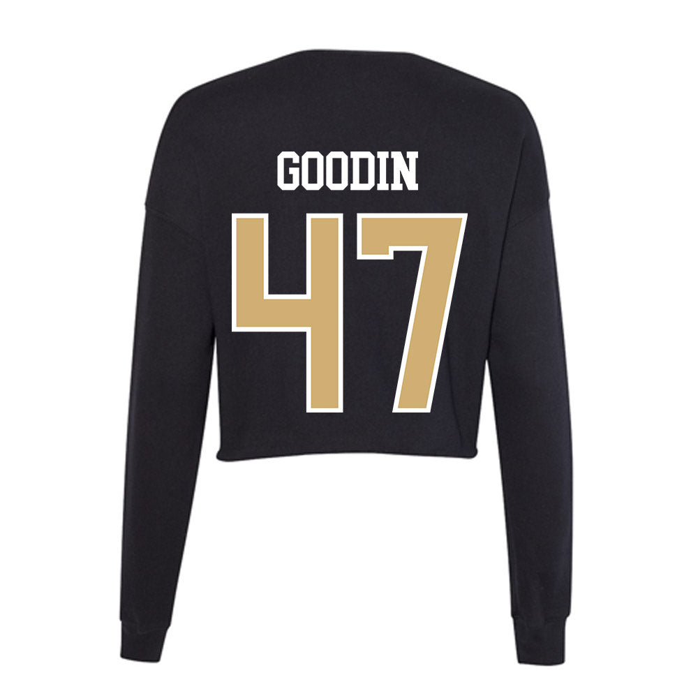 Vanderbilt - NCAA Baseball : Tommy Goodin - Women's Cropped Crew Fleece-1