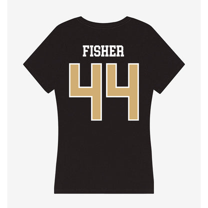 Vanderbilt - NCAA Football : Gabe Fisher - Women's V-Neck T-Shirt-1